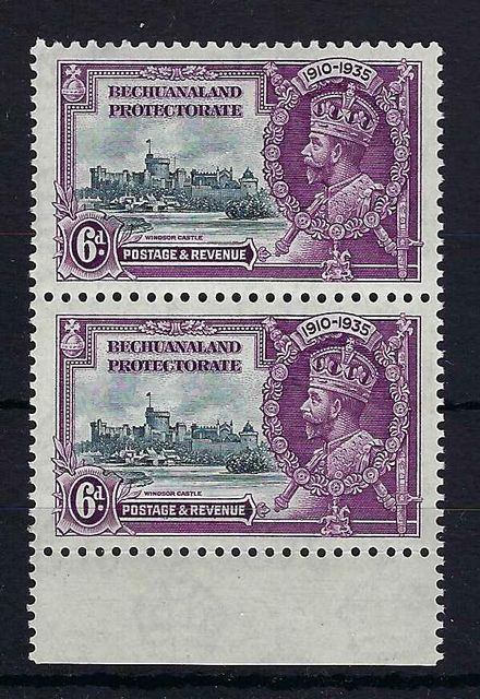 Image of Bechuanaland - Bechuanaland Protectorate SG 114/114a UMM British Commonwealth Stamp